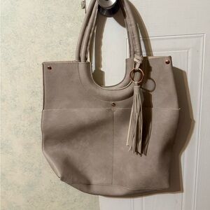 Elegant Beige Tote Bag